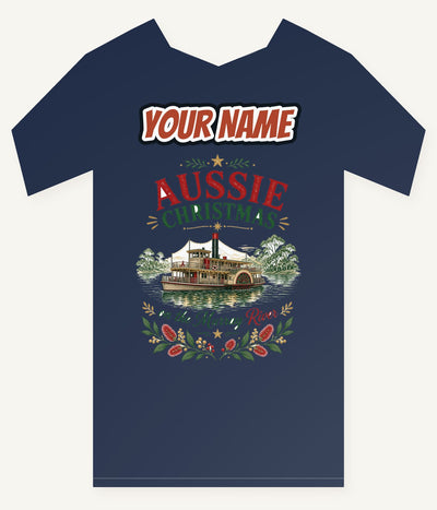 Christmas On The Murray Personalised Kids and Baby Christmas Tee
