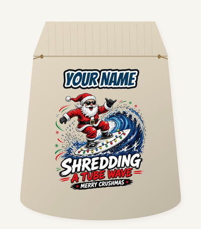 Merry Crushmas Personalised Santa Sack