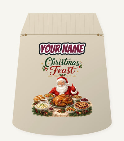 Santa's Christmas Feast Personalised Santa Sack