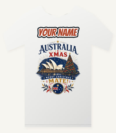 Sydney Harbour Christmas Mate Personalised Christmas T-Shirt and Hoodie