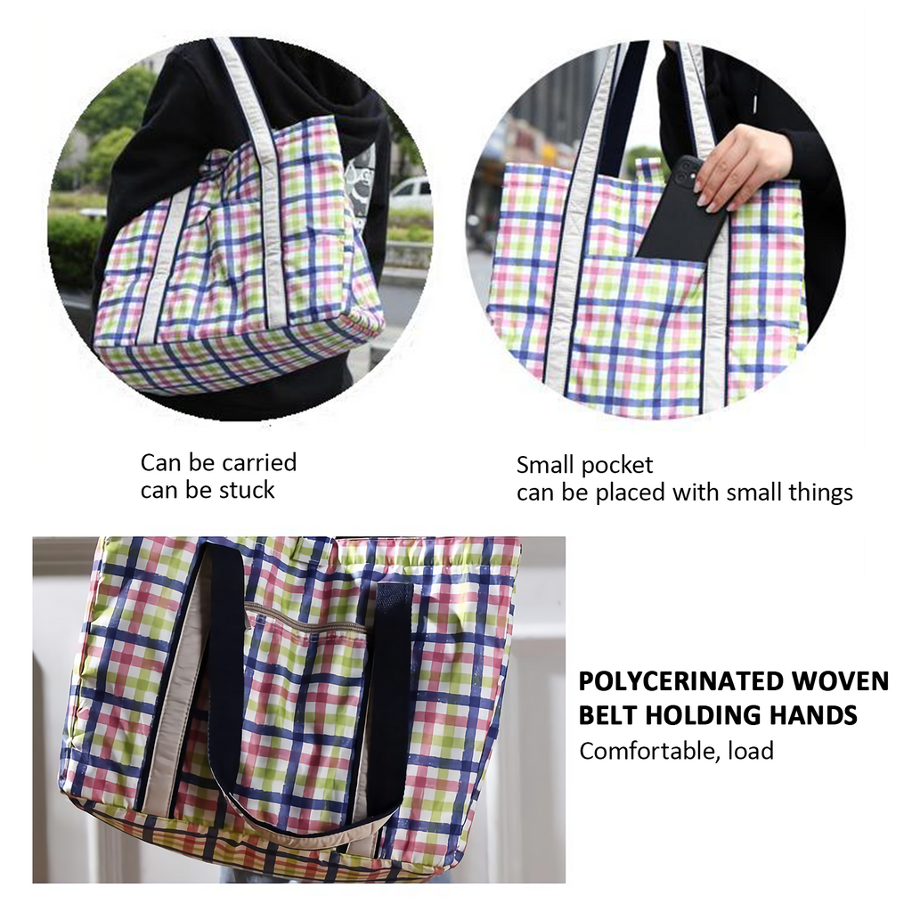 Insulated Cooler Shopping Tote, 34 x 22 x 29 cm