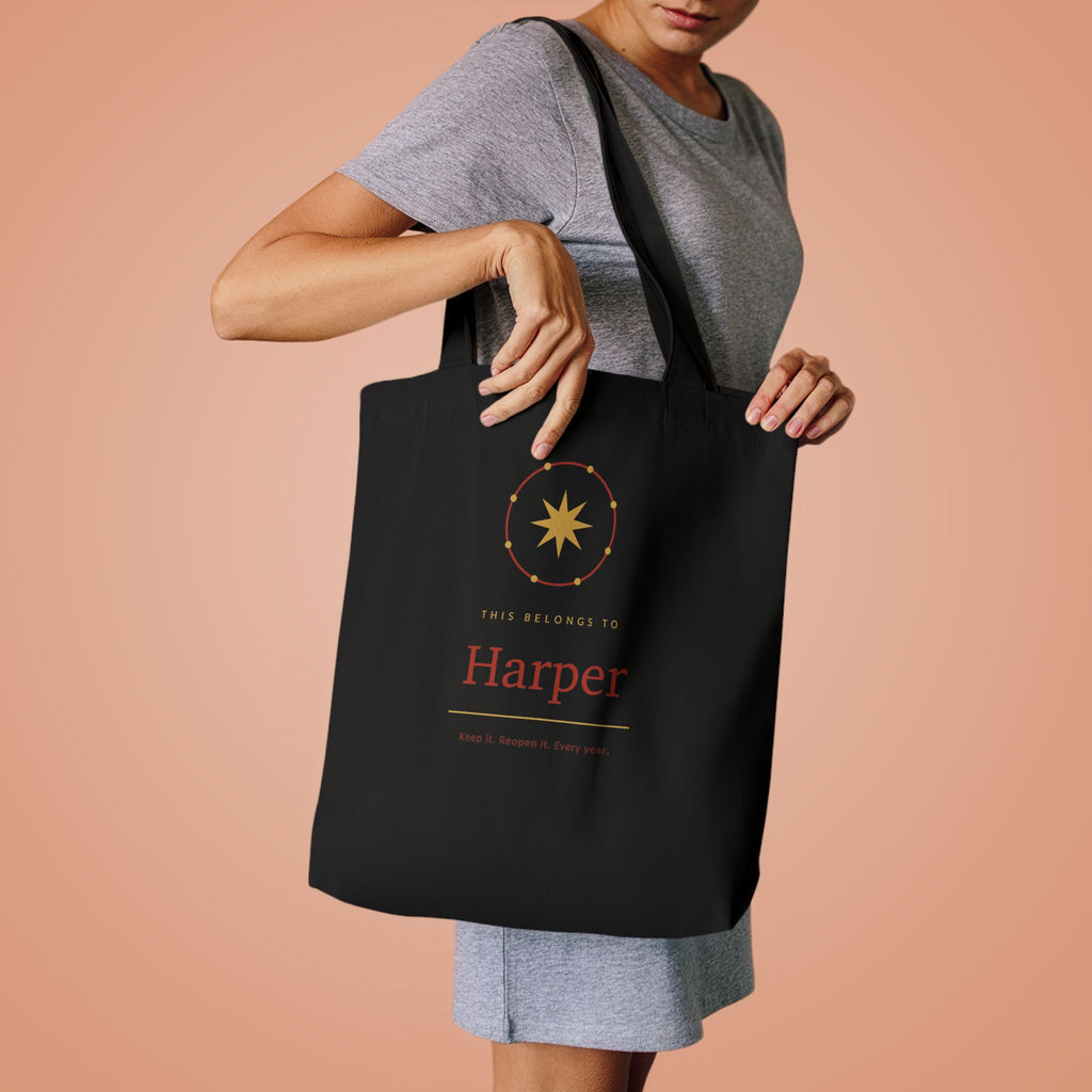 Personalised Cotton Tote, Printed in Brisbane