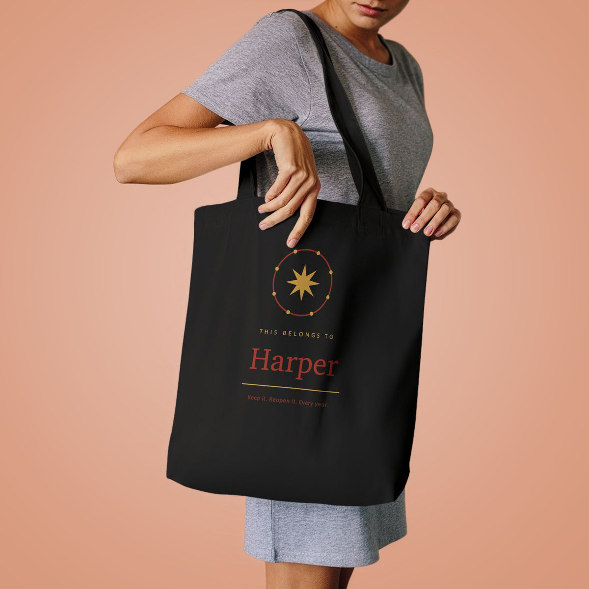 Personalised Cotton Tote, Printed in Brisbane
