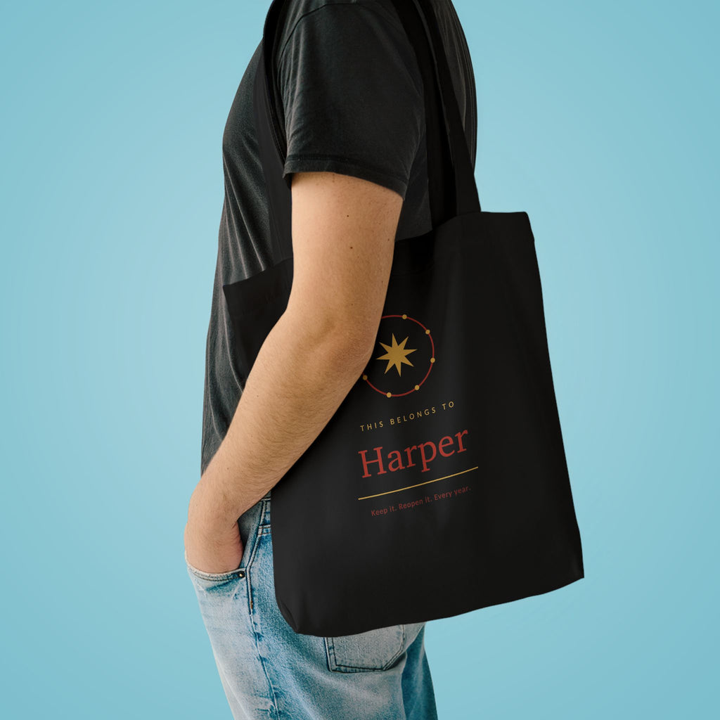 Personalised Cotton Tote, Printed in Brisbane