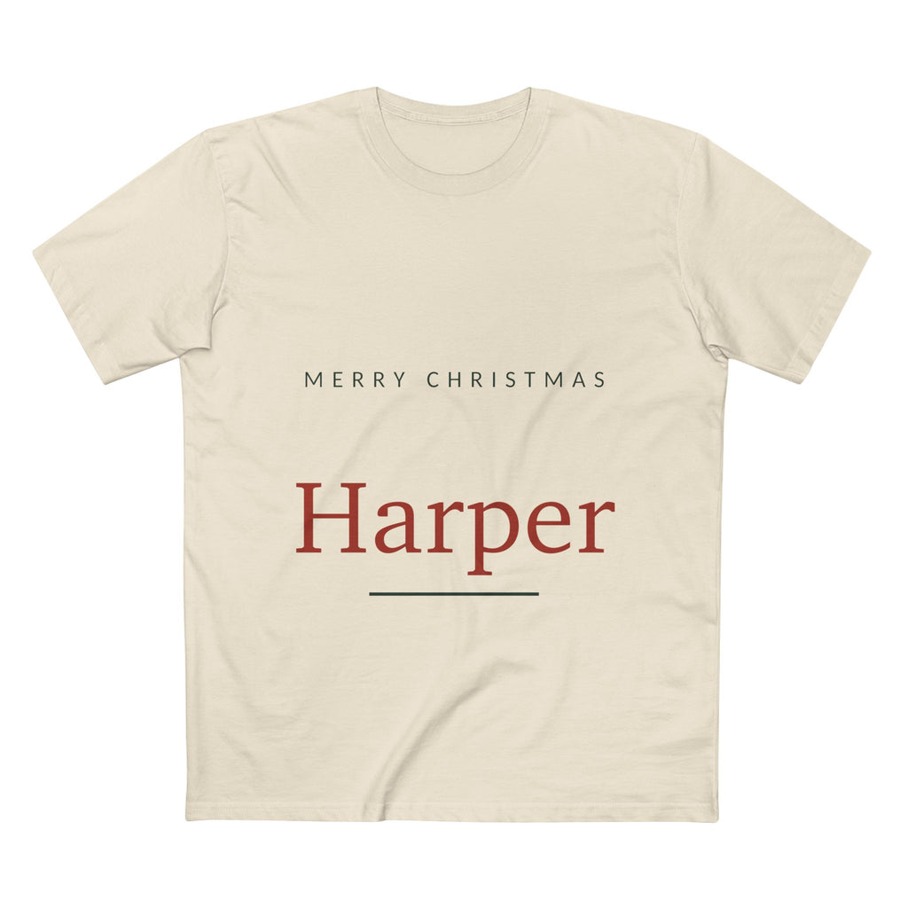 Adult Personalised Christmas Tee