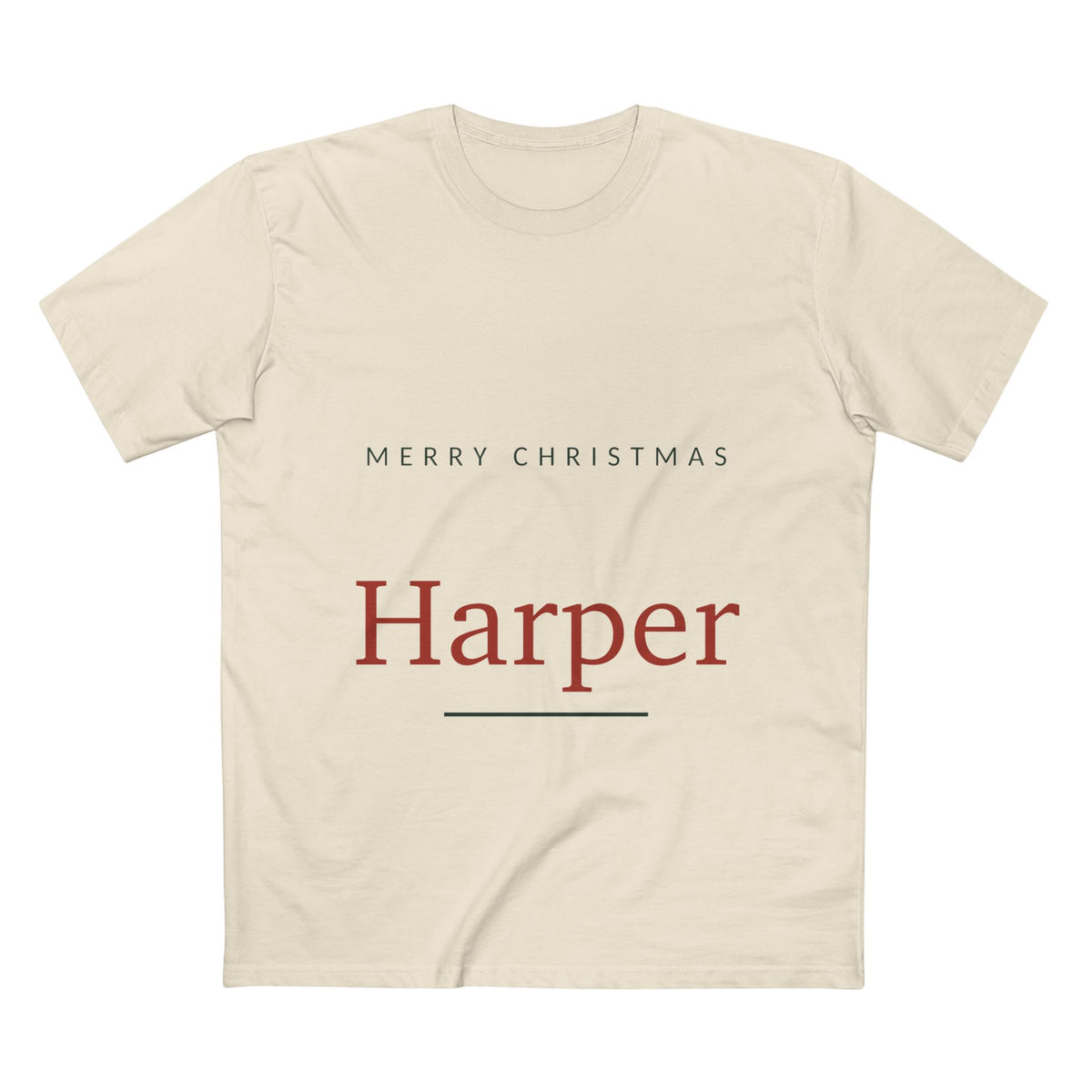Adult Personalised Christmas Tee