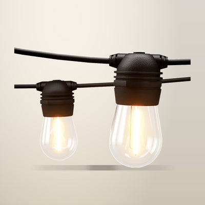 Solar Festoon Lights, 17 m, 2 Pieces