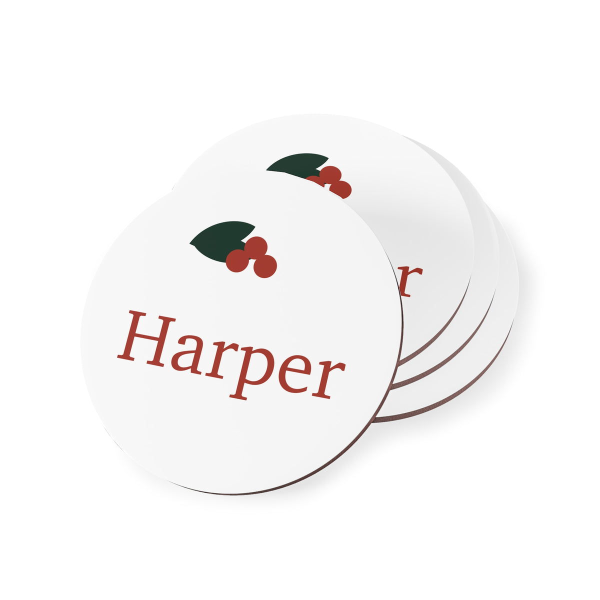Personalised Christmas Coasters
