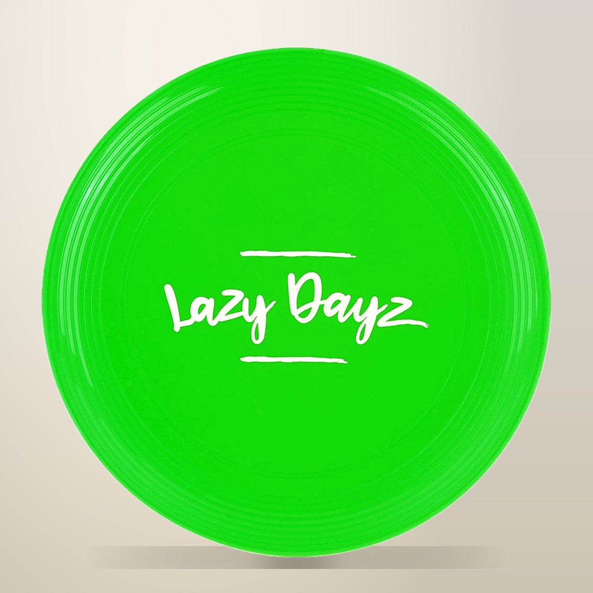 28 cm Jumbo Neon Beach Frisbee, Green