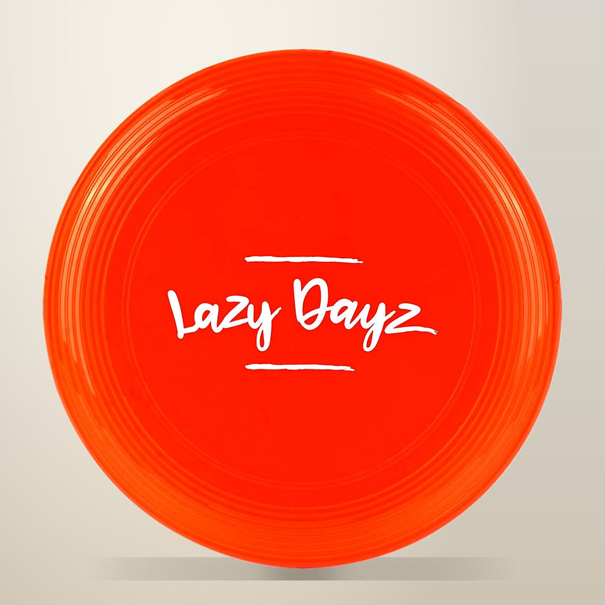 28 cm Jumbo Neon Beach Frisbee, Red