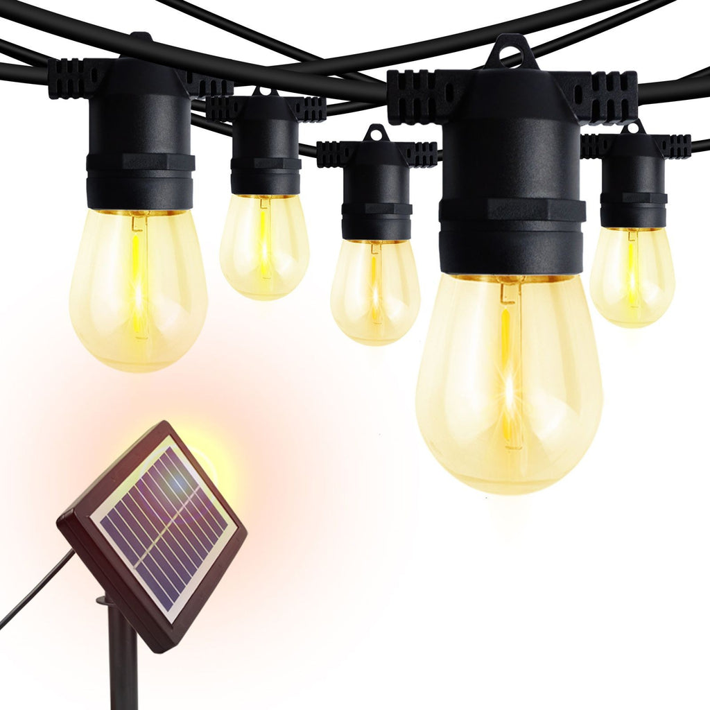 29ft solar festoon string lights