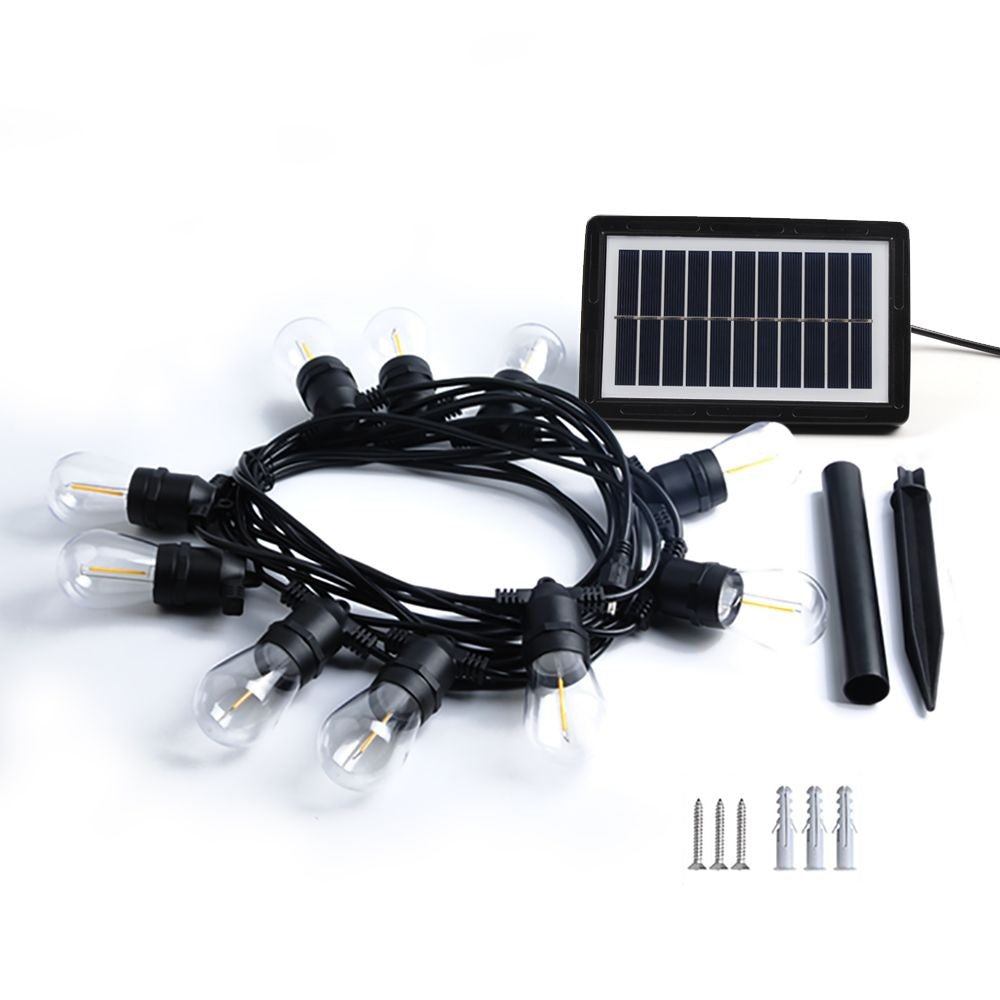 29ft solar festoon string lights