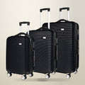 3 Piece Digital Scale Luggage Set (20/24/28 Inch), on a plain cream background