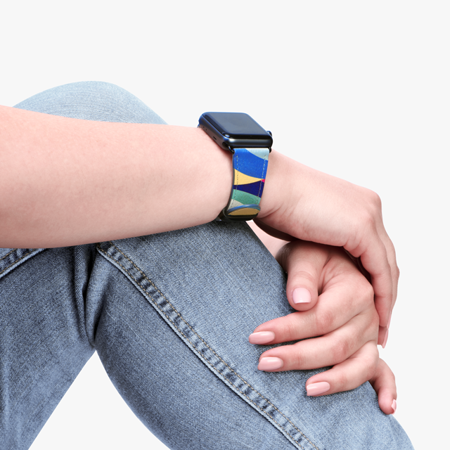 Personalised Apple Watch Band, blank before printing 3