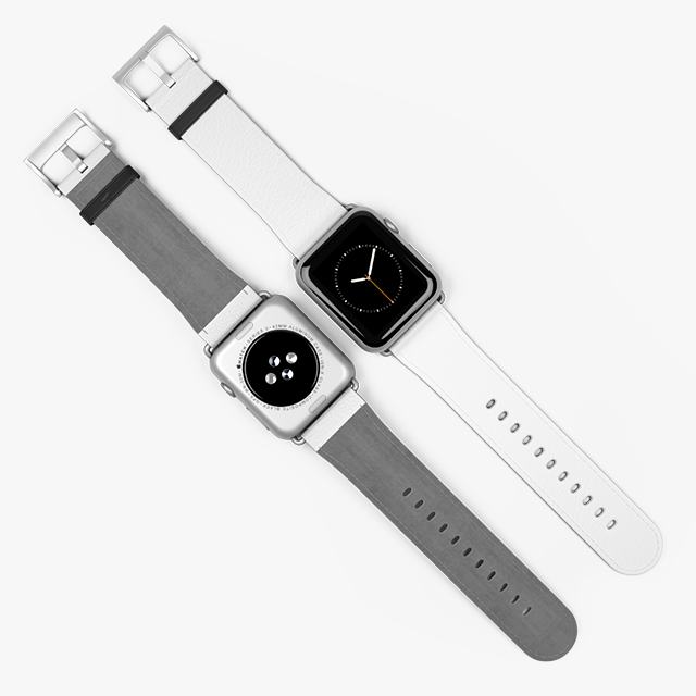 Personalised Apple Watch Band, blank before printing 2