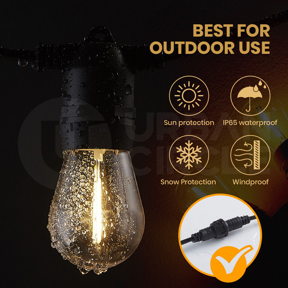 solar christmas string lights