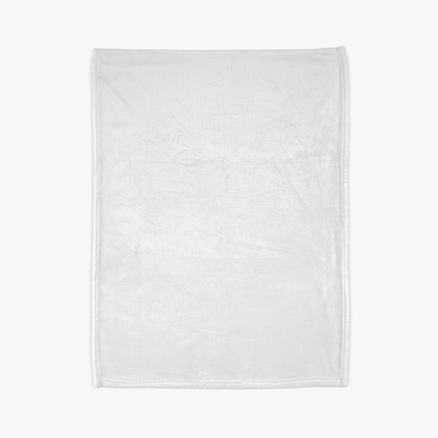Personalised Soft Throw Blanket, blank before printing 2