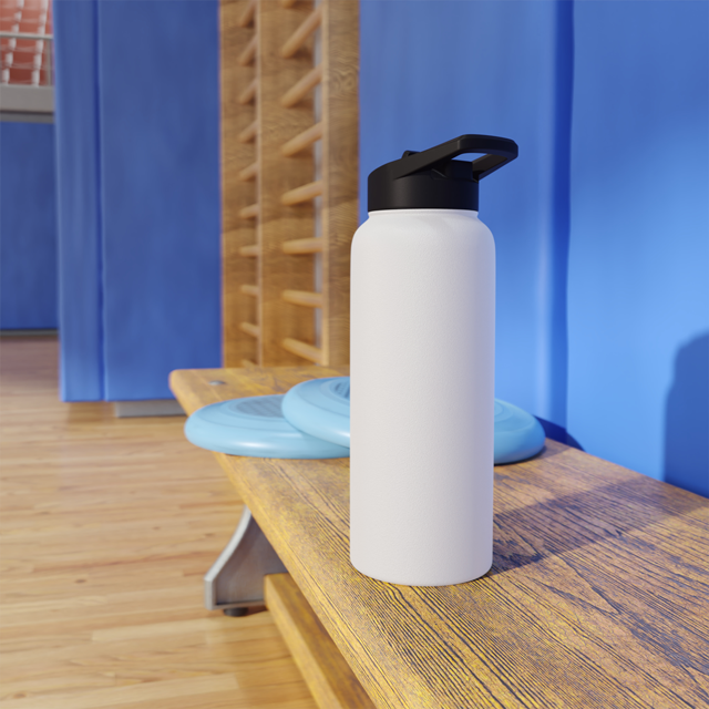 Personalised Stainless Steel Water Bottle, blank before printing 3