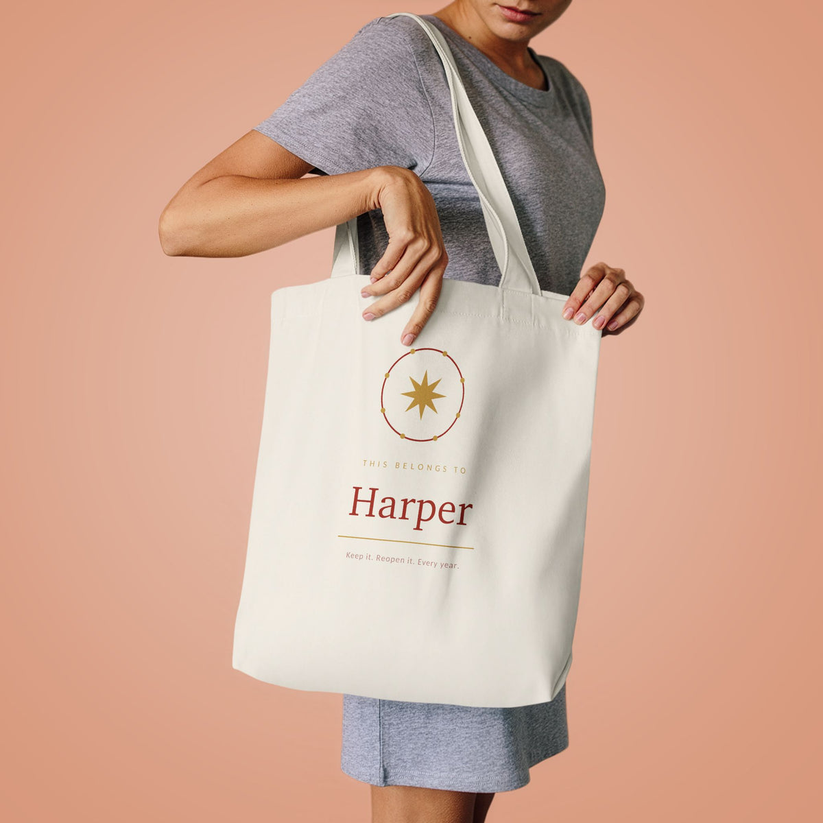 Personalised Cotton Tote, Printed in Brisbane