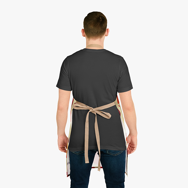 Personalised Apron, blank before printing 2