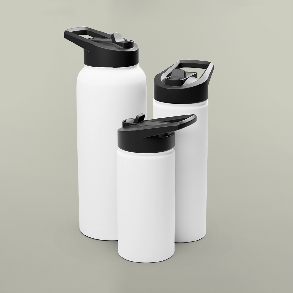 Personalised Stainless Steel Water Bottle, blank before printing