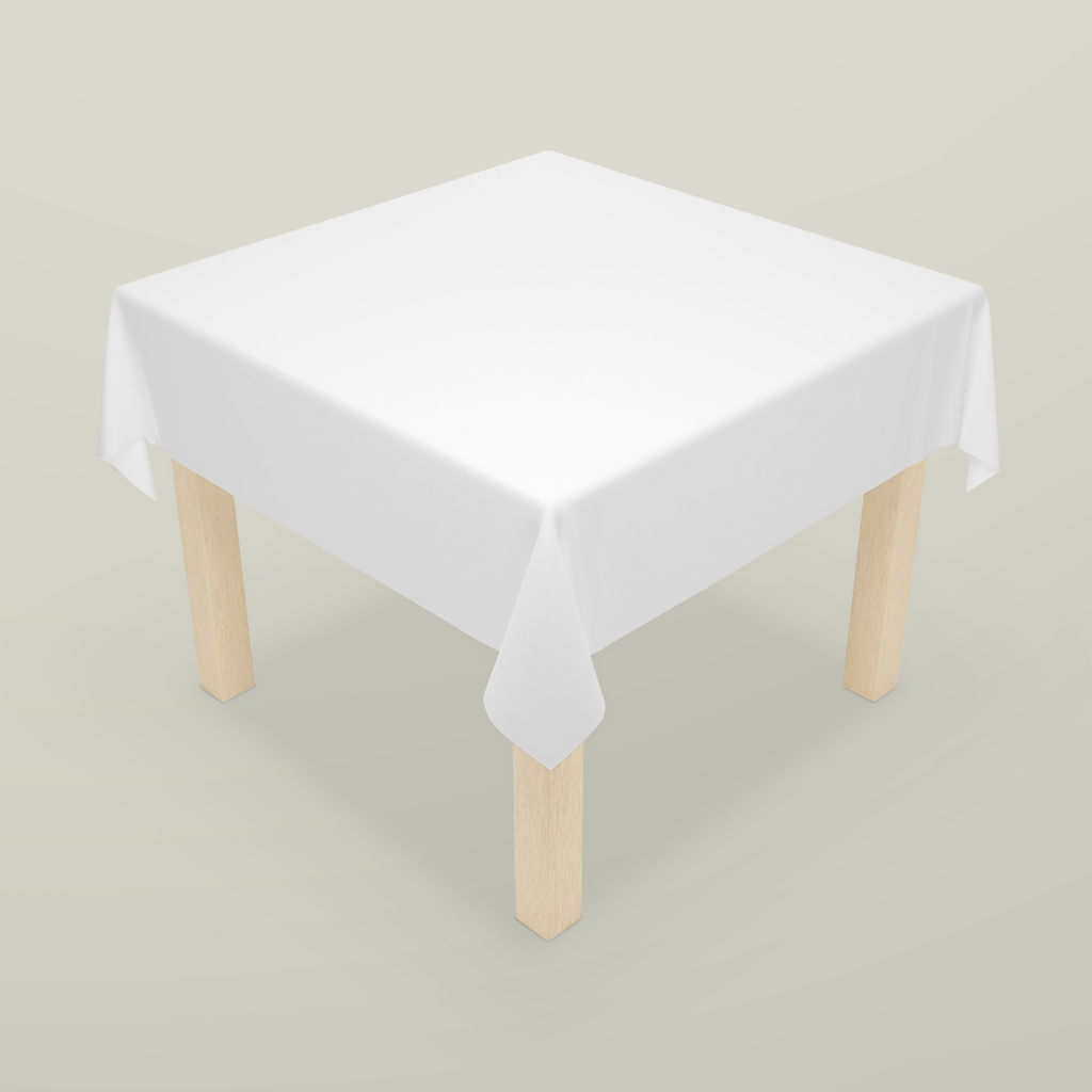 Personalised Christmas Tablecloth, blank before printing