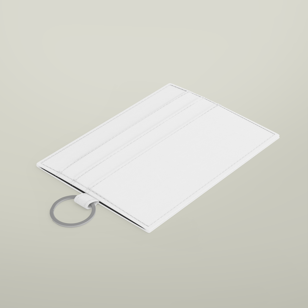 Personalised Leather Card Holder, blank before printing