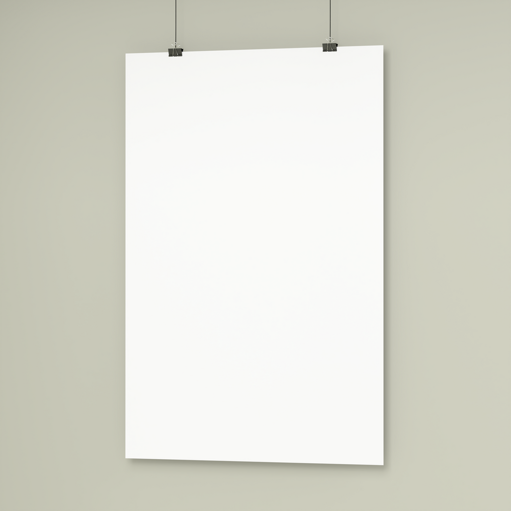 Personalised Poster Print, blank before printing