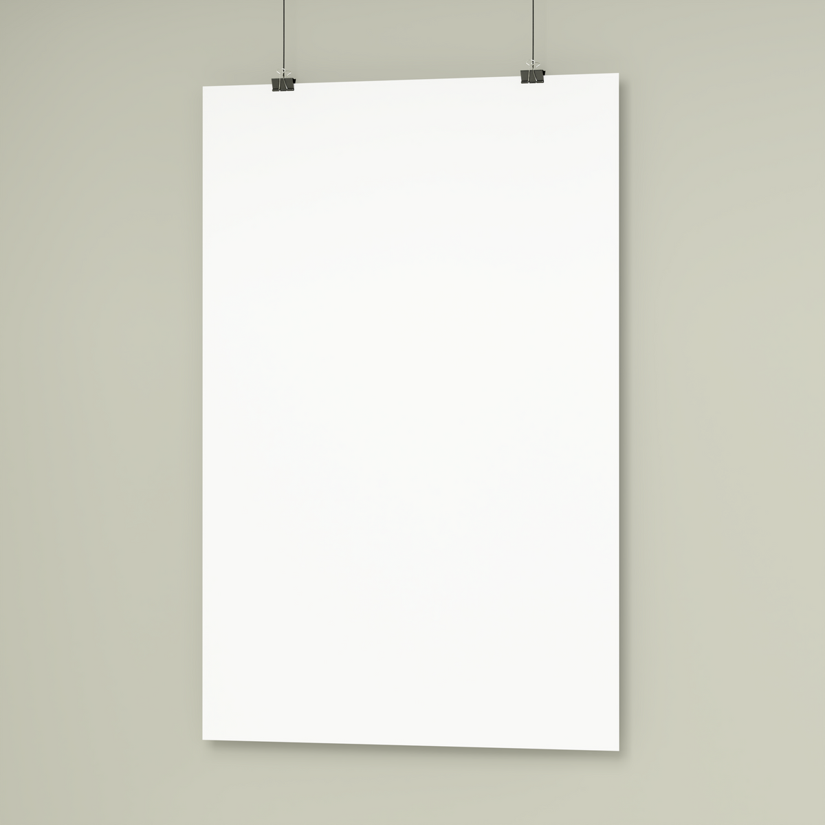 Personalised Poster Print, blank before printing
