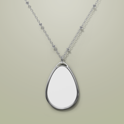 Personalised Oval Necklace, Your Design or Ours