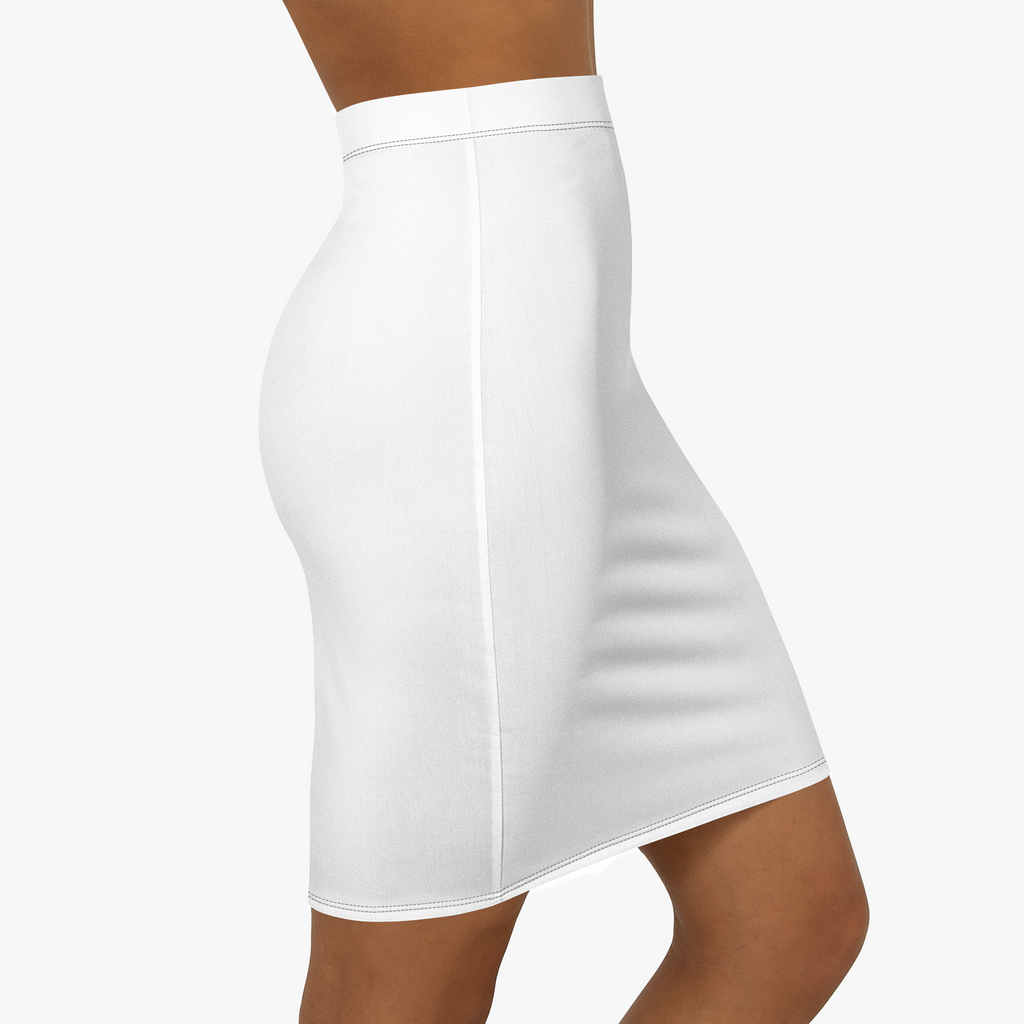 Personalised Pencil Skirt, blank before printing 3
