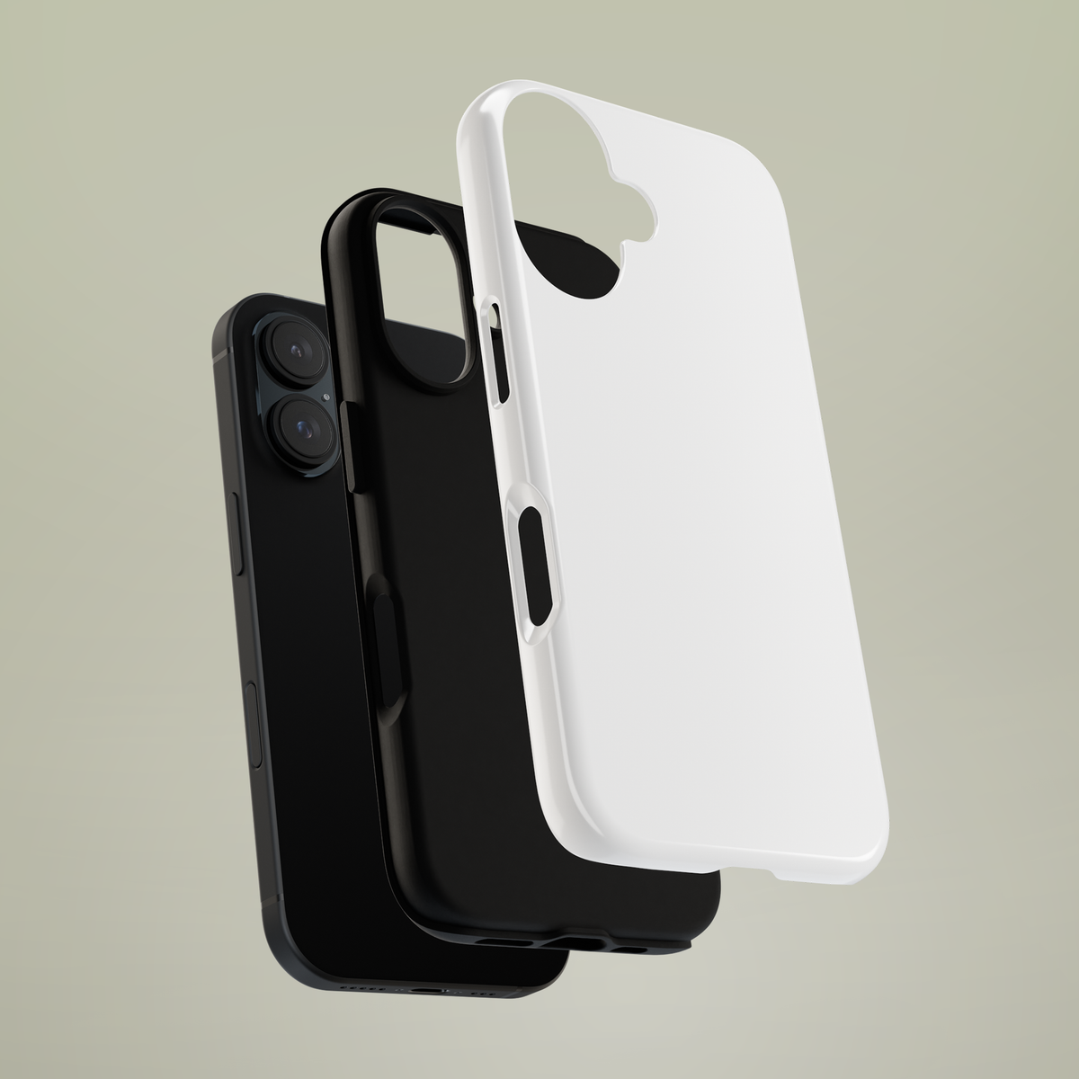 Personalised Tough Phone Case, blank before printing