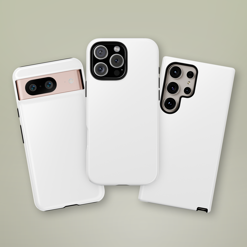 Personalised Tough Phone Case, blank before printing 3