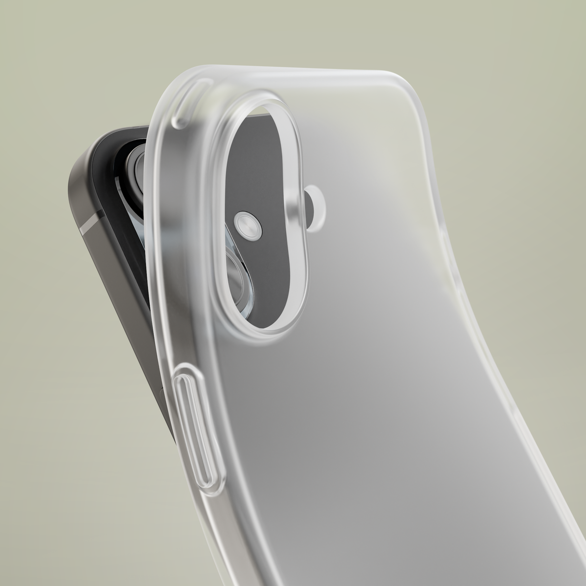 Personalised Flexi Phone Case, blank before printing