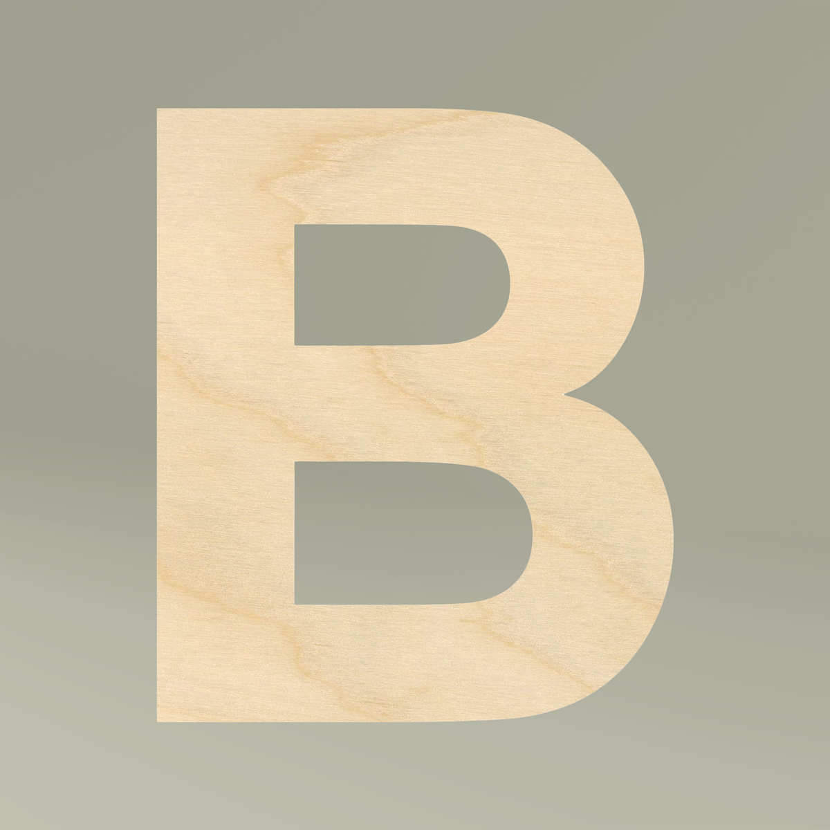 Personalised Freestanding Wooden Letter, blank before printing 3