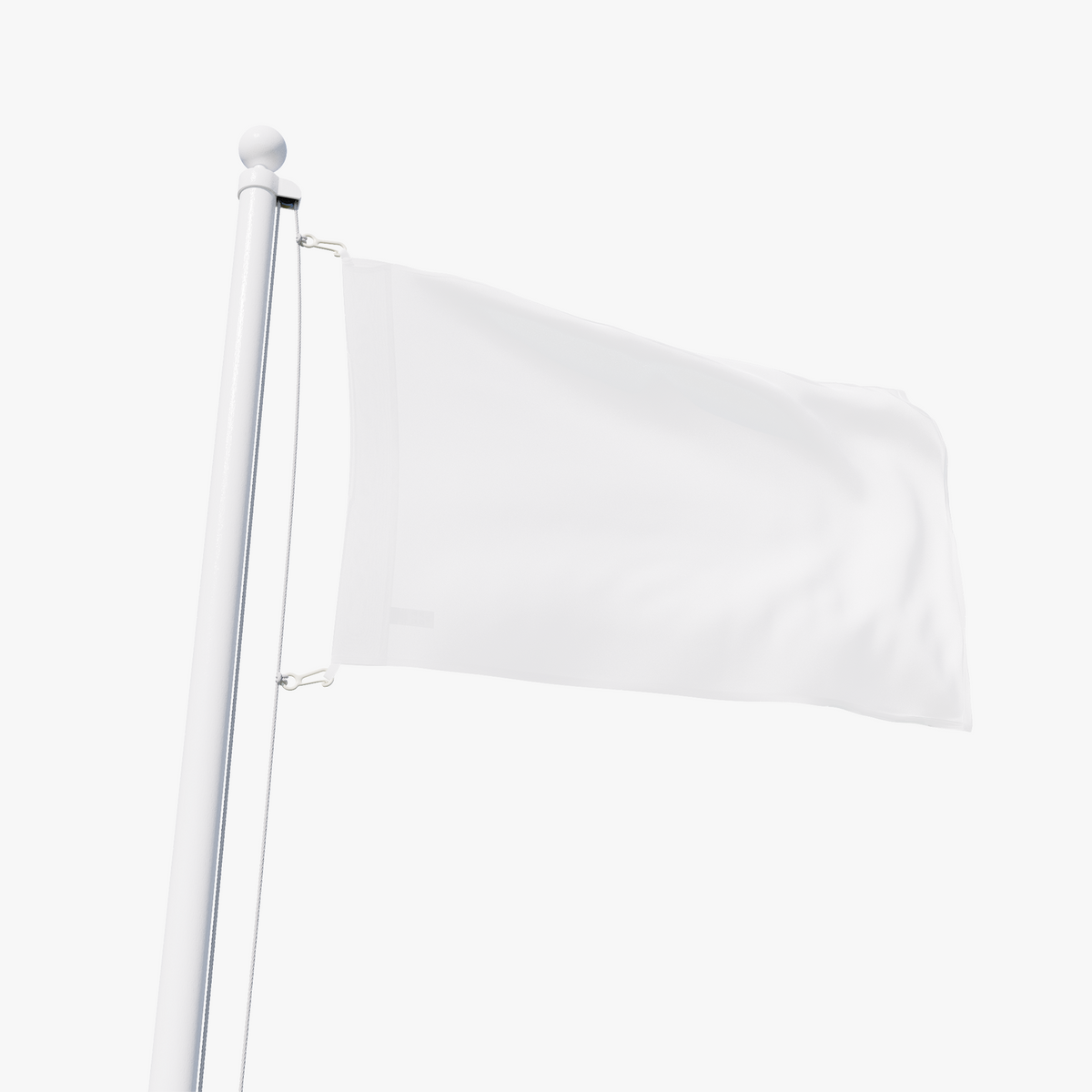 Personalised Flag, blank before printing 2