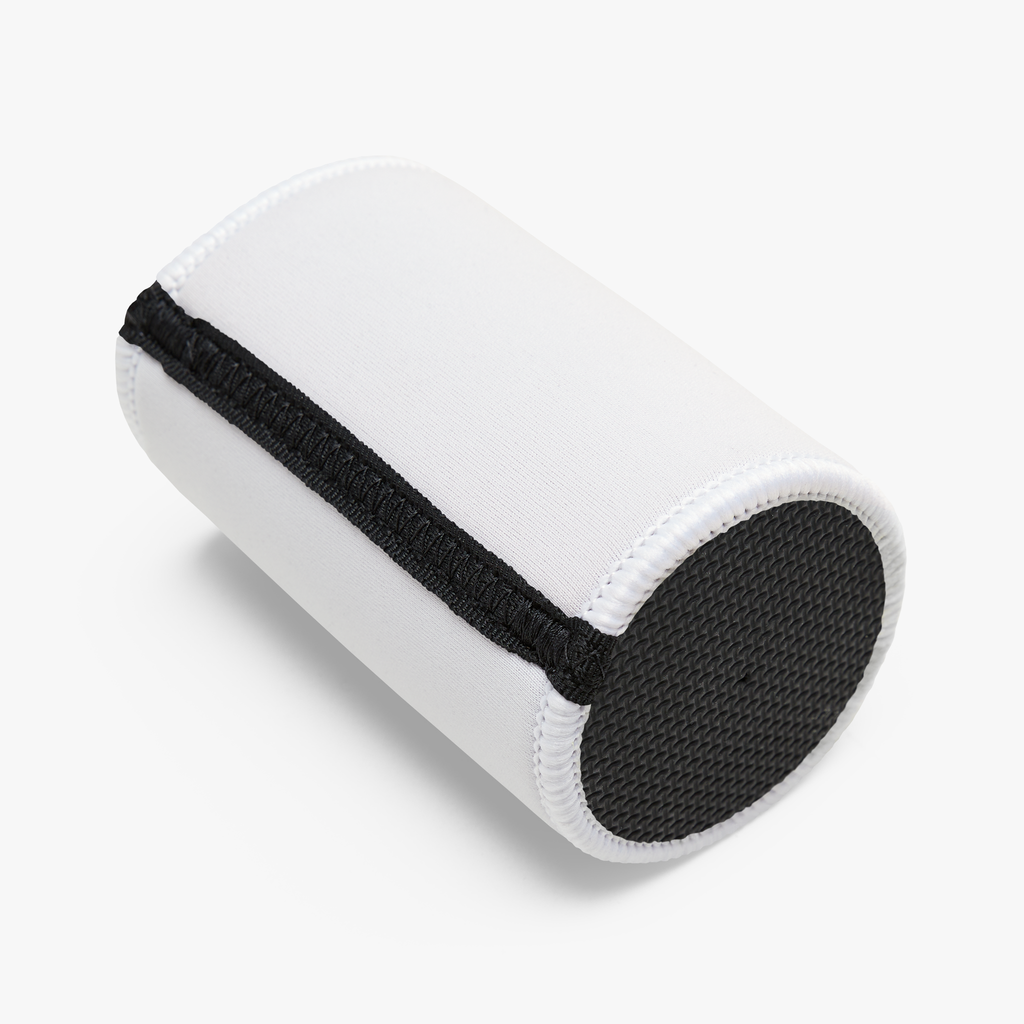 Personalised stubby cooler, blank, showing the base