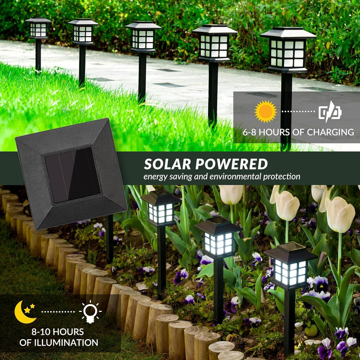 solar garden stake lights