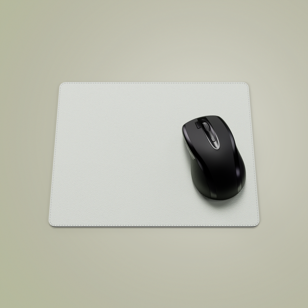 Personalised Leather Mouse Mat, blank before printing
