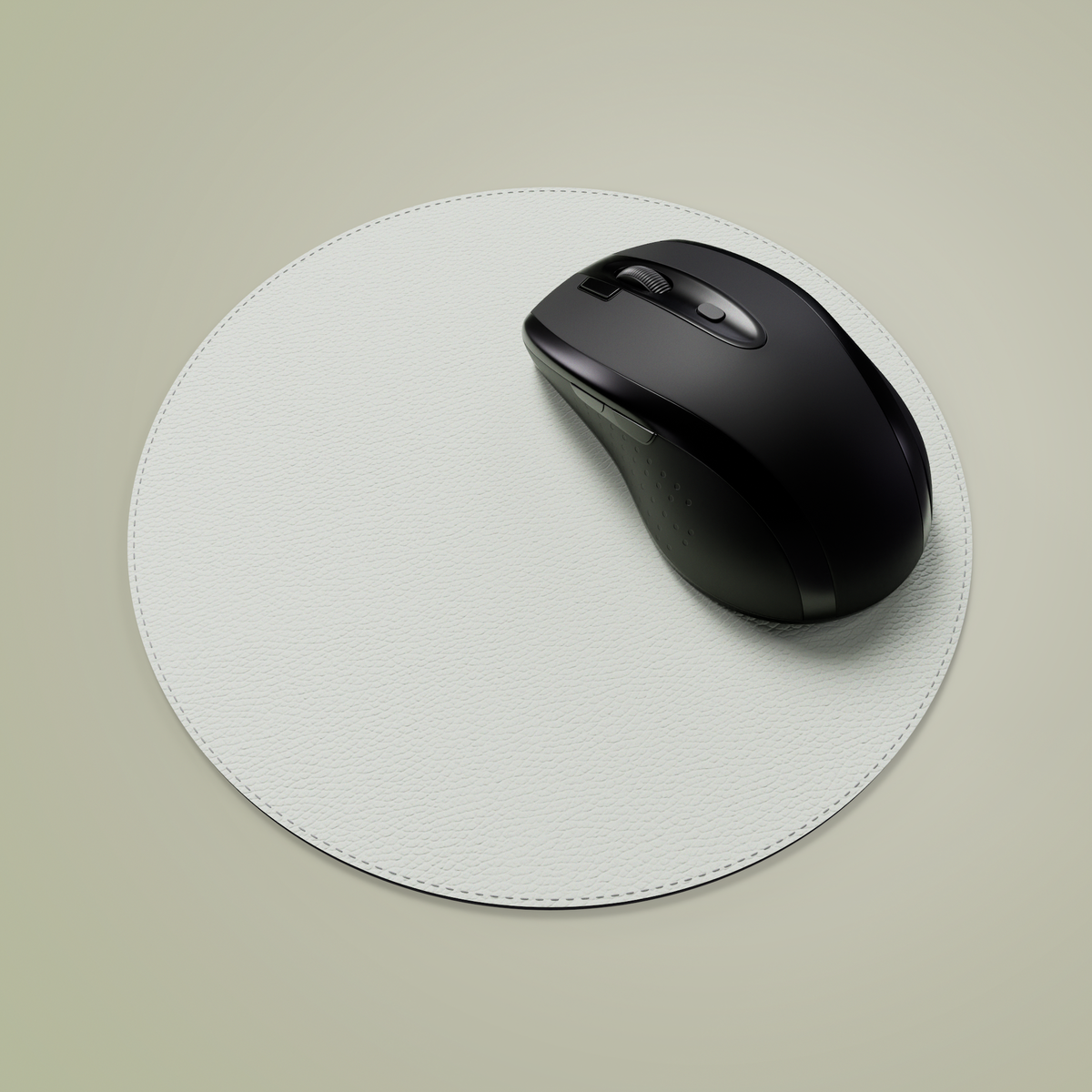 Personalised Leather Mouse Mat, blank before printing 2