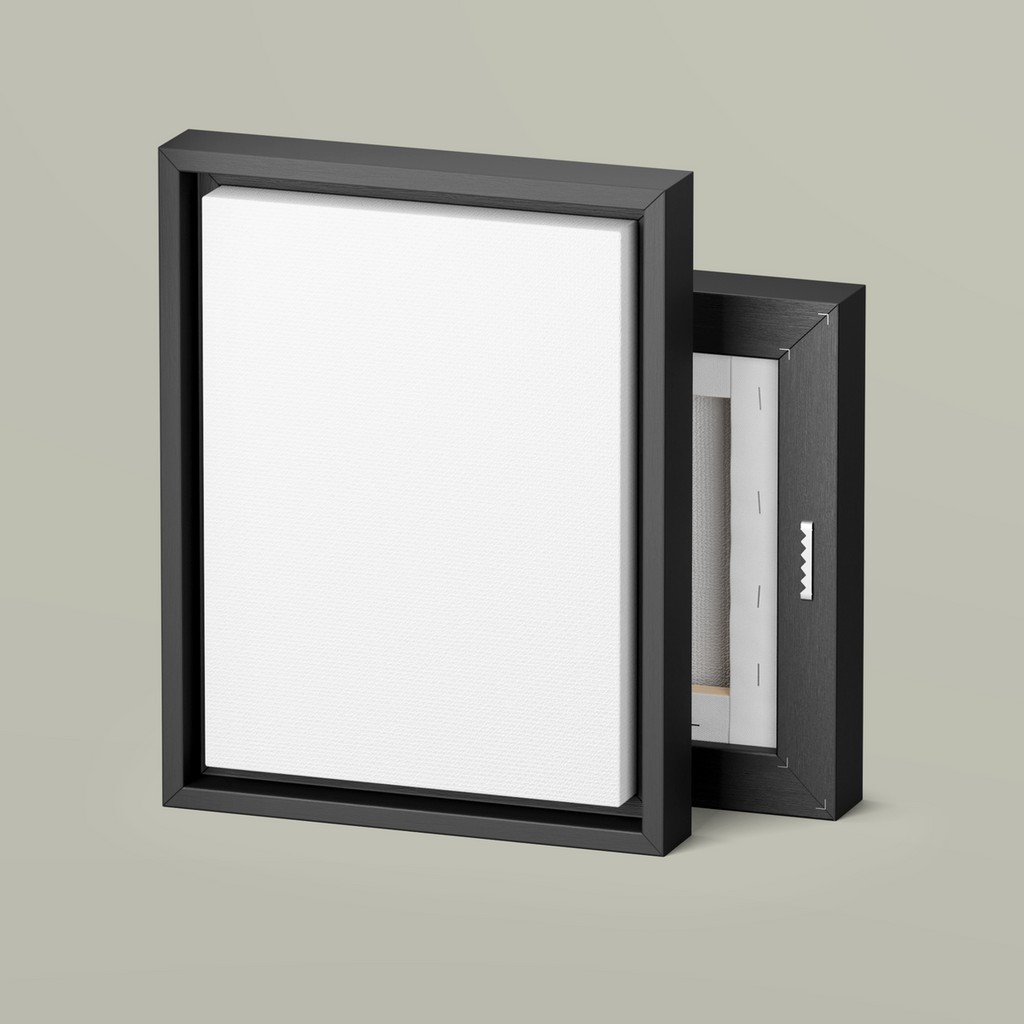 Personalised Framed Canvas, blank before printing