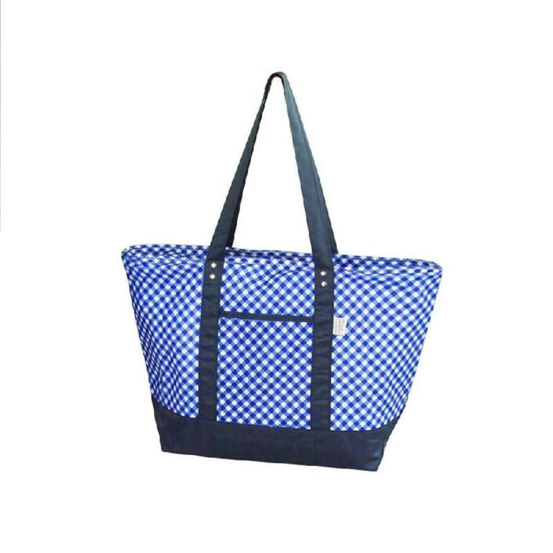 Large Insulated Cooler Shopping Tote, 52 x 18 x 30 cm