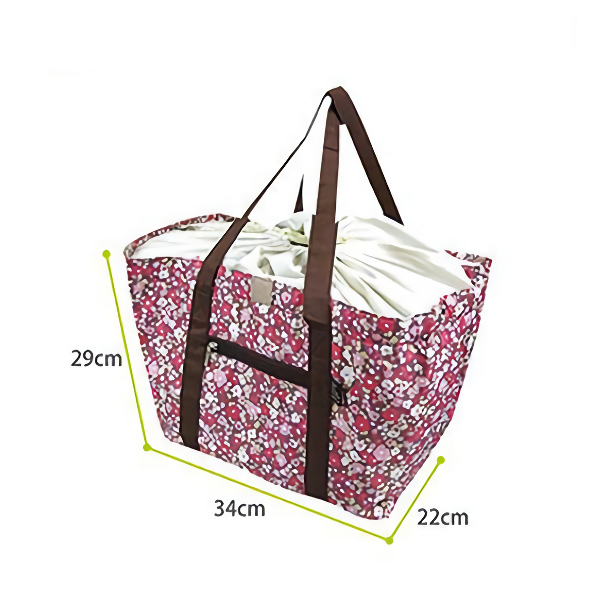 Insulated Cooler Shopping Tote, 34 x 22 x 29 cm