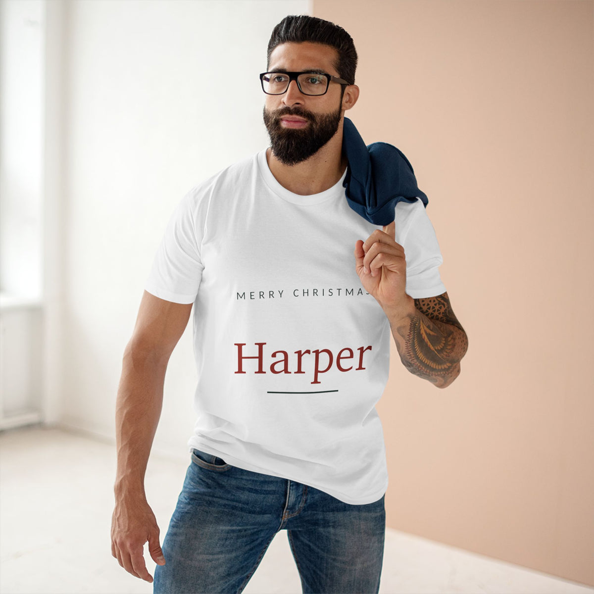 Adult Personalised Christmas Tee