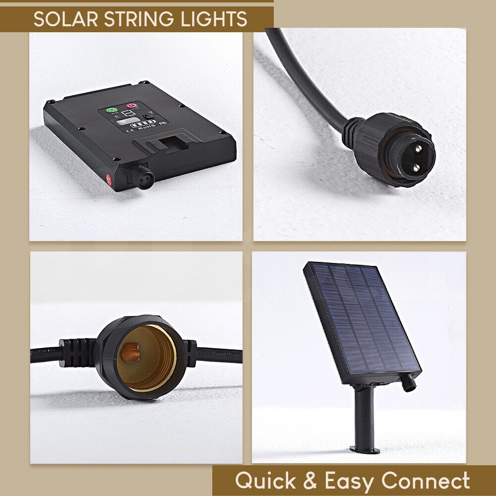 solar christmas string lights