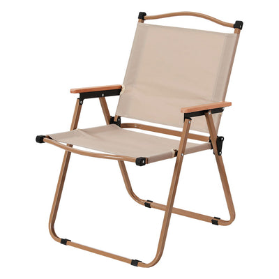 Gardeon Portable Folding Camping Chair, Beige