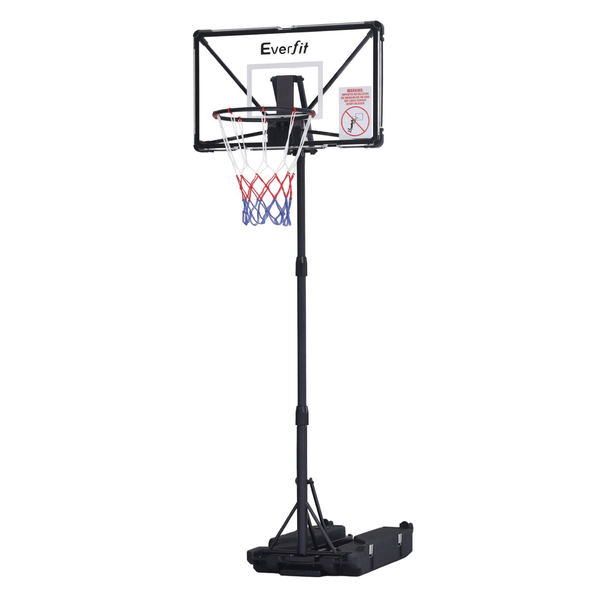 Everfit Foldable Portable Basketball Hoop System Adjustable Full