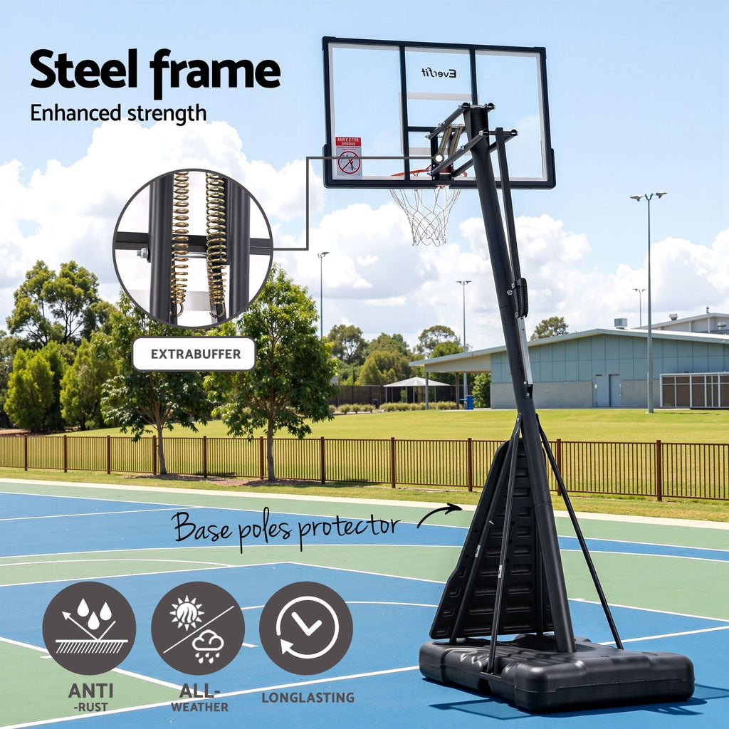 Everfit 3.05M Basketball Hoop Stand System Portable Height Adjustable
