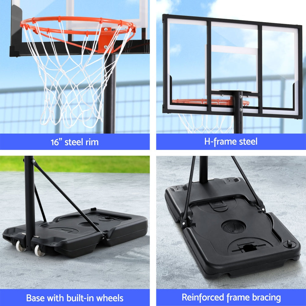 Everfit 3.05M Basketball Hoop Stand System Portable Height Adjustable