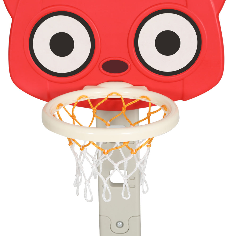 Keezi Kids Basketball Hoop Stand Adjustable 5-in-1 Sports Center Toys